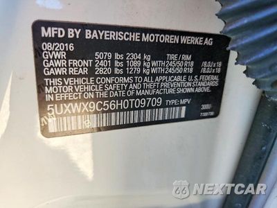 Zdjęcie 13 z 13 samochodu: 2017 BMW X3 XDRIVE28I VIN:5UXWX9C56H0T09709 - miniatura