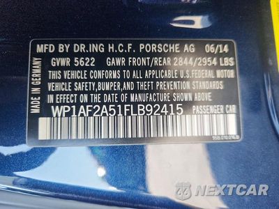 Zdjęcie 13 z 13 samochodu: 2015 PORSCHE MACAN TURBO VIN:WP1AF2A51FLB92415 - miniatura