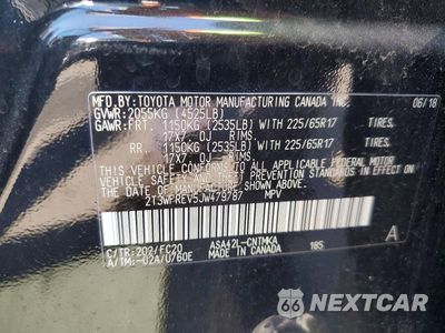 Zdjęcie 13 z 13 samochodu: 2018 TOYOTA RAV4 XLE VIN:2T3WFREV5JW479787 - miniatura