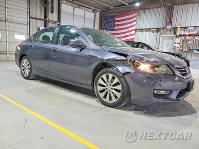 Czwarte zdjęcie samochodu z boku: 2013 HONDA ACCORD EXL VIN:1HGCR2F80DA142085 - miniatura