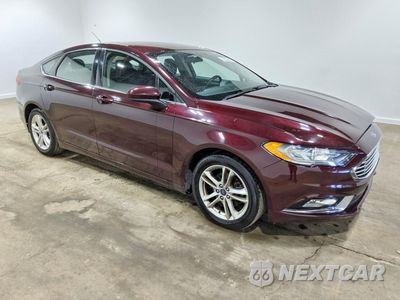 Czwarte zdjęcie samochodu z boku: 2018 FORD FUSION SE VIN:3FA6P0HD3JR165755 - miniatura