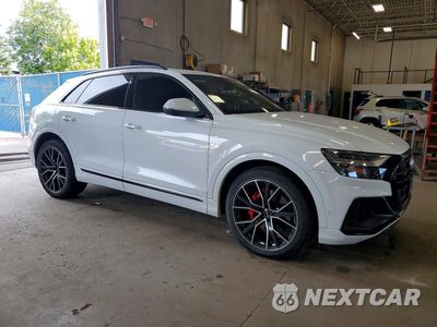 Czwarte zdjęcie samochodu z boku: 2020 AUDI Q8 PRESTIGE S-LINE VIN:WA1FVAF13LD003676 - miniatura