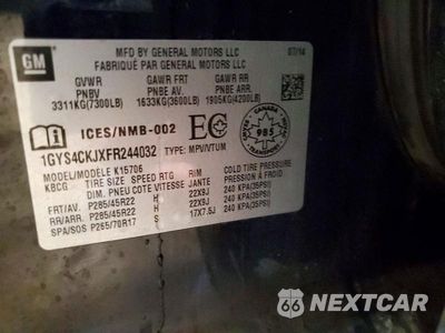 Zdjęcie 14 z 14 samochodu: 2015 CADILLAC ESCALADE PREMIUM VIN:1GYS4CKJXFR244032 - miniatura