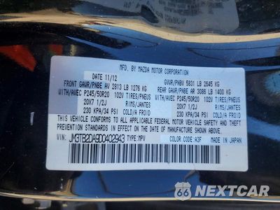 Zdjęcie 13 z 13 samochodu: 2013 MAZDA CX-9 GRAND TOURING VIN:JM3TB2DA9D0402943 - miniatura