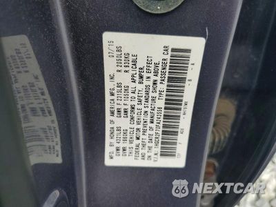 Zdjęcie 12 z 12 samochodu: 2015 HONDA ACCORD EX VIN:1HGCR2F70FA243556 - miniatura