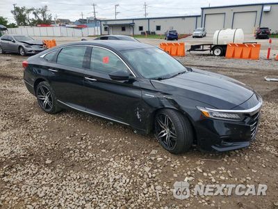 Czwarte zdjęcie samochodu z boku: 2022 HONDA ACCORD TOURING HYBRID VIN:1HGCV3F91NA001960 - miniatura