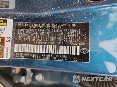 Zdjęcie 12 z 12 samochodu: 2026 TOYOTA CAMRY XSE VIN:4T1DBADK1TU037659 - miniatura