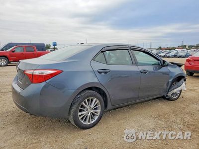 Trzecie zdjęcie samochodu z tyłu: 2014 TOYOTA COROLLA LE PREMIUM VIN:5YFBURHE7EP008885 - miniatura