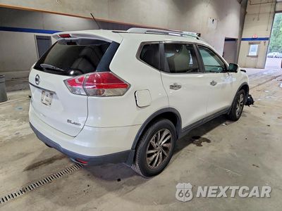 Trzecie zdjęcie samochodu z tyłu: 2015 NISSAN ROGUE SL VIN:5N1AT2MV0FC800510 - miniatura