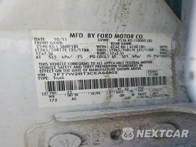 Zdjęcie 13 z 13 samochodu: 2012 FORD F250 SUPER DUTY VIN:1FT7W2BT3CEA64802 - miniatura