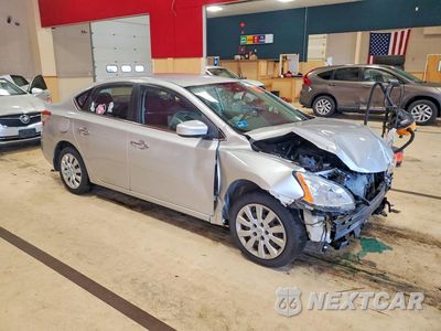 Czwarte zdjęcie samochodu z boku: 2015 NISSAN SENTRA S VIN:3N1AB7AP2FY363520 - miniatura