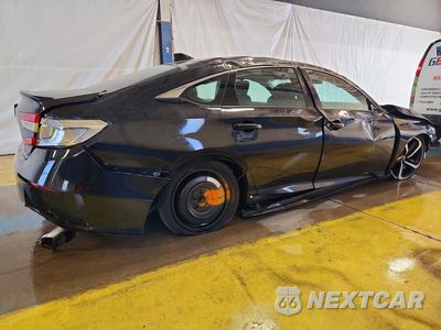 Trzecie zdjęcie samochodu z tyłu: 2021 HONDA ACCORD SPORT VIN:1HGCV1F38MA004210 - miniatura