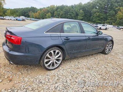 Trzecie zdjęcie samochodu z tyłu: 2014 AUDI A6 PREMIUM PLUS VIN:WAUFGAFC1EN123827 - miniatura