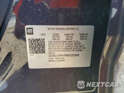 Zdjęcie 13 z 13 samochodu: 2024 CADILLAC CT4 LUXURY + VIN:1G6DJ5RK0R0122342 - miniatura