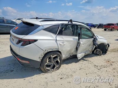 Trzecie zdjęcie samochodu z tyłu: 2022 HYUNDAI TUCSON LIMITED VIN:5NMJE3AE9NH151668 - miniatura