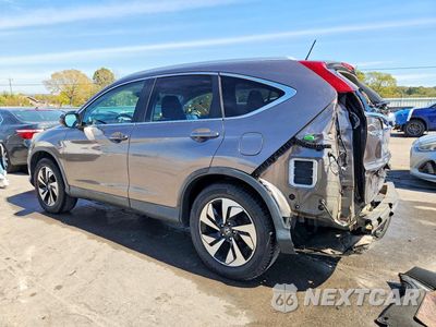 Drugie zdjęcie samochodu z przodu: 2016 HONDA CR-V TOURING VIN:5J6RM3H99GL026731 - miniatura