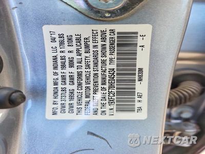 Zdjęcie 12 z 12 samochodu: 2017 HONDA CIVIC EX VIN:19XFC2F78HE045434 - miniatura