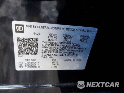 Zdjęcie 13 z 13 samochodu: 2026 CHEVROLET EQUINOX LT VIN:3GNAXHEG3TL485219 - miniatura