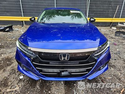 Piąte zdjęcie samochodu w środku: 2021 HONDA ACCORD SPORT SE VIN:1HGCV1F48MA068191 - miniatura