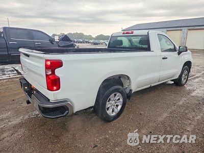 Trzecie zdjęcie samochodu z tyłu: 2021 CHEVROLET SILVERADO C1500 VIN:3GCNWAEF4MG414858 - miniatura