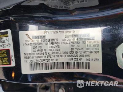 Zdjęcie 14 z 14 samochodu: 2012 MAZDA CX-9 VIN:JM3TB2DVXC0361384 - miniatura