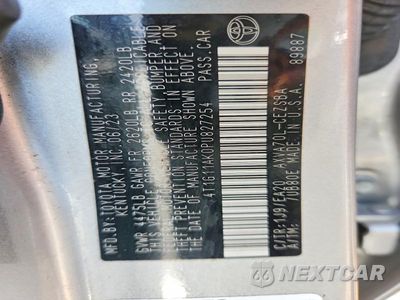 Zdjęcie 12 z 12 samochodu: 2023 TOYOTA CAMRY SE VIN:4T1G11AK0PU827254 - miniatura