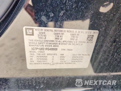Zdjęcie 12 z 12 samochodu: 2015 GMC SIERRA C1500 SLE VIN:3GTP1UEC1FG408808 - miniatura