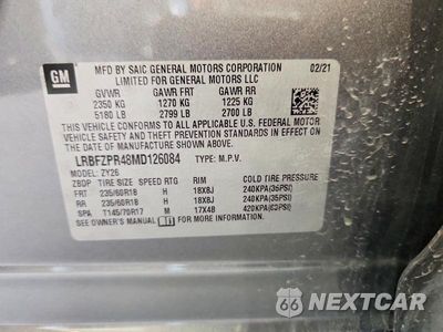 Zdjęcie 13 z 13 samochodu: 2021 BUICK CENTURY CUSTOM VIN:LRBFZPR48MD126084 - miniatura