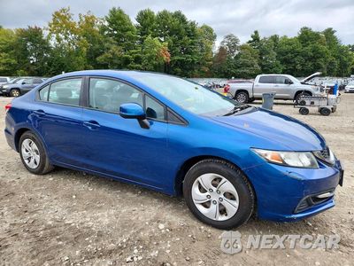 Czwarte zdjęcie samochodu z boku: 2013 HONDA CIVIC LX VIN:2HGFB2F58DH585500 - miniatura