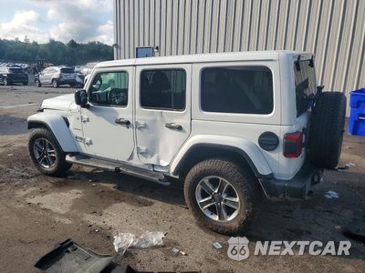 Drugie zdjęcie samochodu z przodu: 2018 JEEP WRANGLER UNLIMITED SAHARA VIN:1C4HJXEN1JW243327 - miniatura