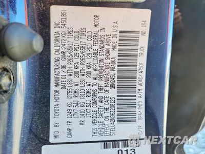 Zdjęcie 12 z 12 samochodu: 2006 TOYOTA TACOMA V6 VIN:5TELU42N36Z208125 - miniatura