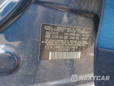 Zdjęcie 13 z 13 samochodu: 2016 HYUNDAI ELANTRA GT BASE VIN:KMHD35LH7GU298679 - miniatura