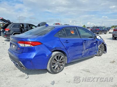 Trzecie zdjęcie samochodu z tyłu: 2020 TOYOTA COROLLA SE VIN:JTDS4RCE3LJ003496 - miniatura