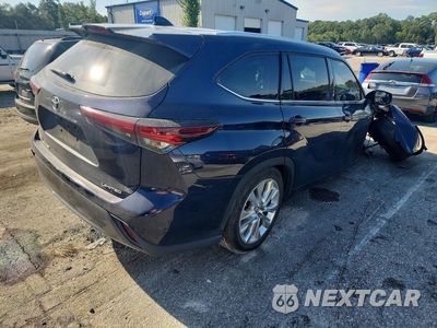 Trzecie zdjęcie samochodu z tyłu: 2024 TOYOTA HIGHLANDER LIMITED VIN:5TDKDRAH8RS546125 - miniatura