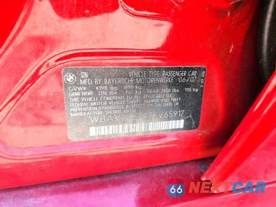 Zdjęcie 12 z 12 samochodu: 2007 BMW 3 SERIES I VIN:WBAVA33547FV65917 - miniatura