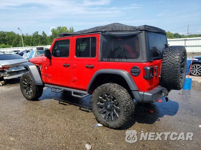 Drugie zdjęcie samochodu z przodu: 2021 JEEP WRANGLER UNLIMITED RUBICON VIN:1C4HJXFN7MW726615 - miniatura