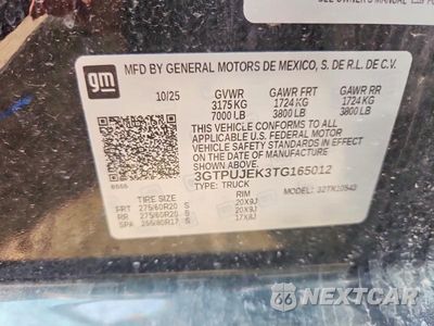 Zdjęcie 13 z 13 samochodu: 2026 GMC SIERRA K1500 ELEVATION-L VIN:3GTPUJEK3TG165012 - miniatura