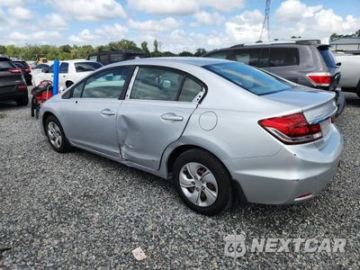 Drugie zdjęcie samochodu z przodu: 2013 HONDA CIVIC LX VIN:19XFB2F59DE097649 - miniatura