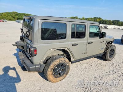 Trzecie zdjęcie samochodu z tyłu: 2023 JEEP WRANGLER 4XE VIN:1C4JJXN61PW610648 - miniatura