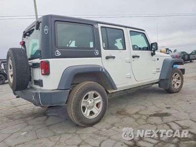 Trzecie zdjęcie samochodu z tyłu: 2015 JEEP WRANGLER UNLIMITED SPORT VIN:1C4BJWKG5FL652106 - miniatura
