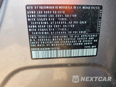Zdjęcie 13 z 13 samochodu: 2022 VOLKSWAGEN TIGUAN SE VIN:3VV2B7AX0NM104338 - miniatura