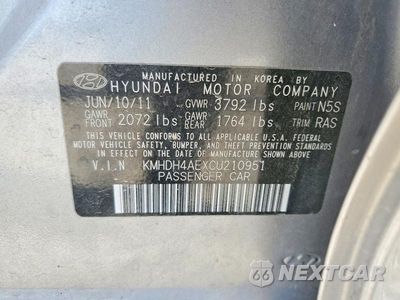 Zdjęcie 13 z 13 samochodu: 2012 HYUNDAI ELANTRA GLS VIN:KMHDH4AEXCU210951 - miniatura