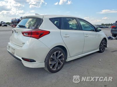 Trzecie zdjęcie samochodu z tyłu: 2017 TOYOTA COROLLA IM BASE VIN:JTNKARJE7HJ530911 - miniatura