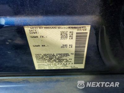 Zdjęcie 12 z 12 samochodu: 2018 NISSAN ALTIMA 2.5 SR VIN:1N4AL3AP3JC221123 - miniatura