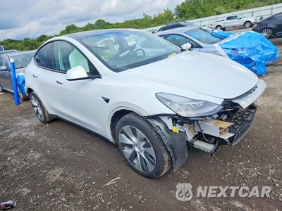 Czwarte zdjęcie samochodu z boku: 2022 TESLA MODEL Y VIN:7SAYGDEE4NF391210 - miniatura