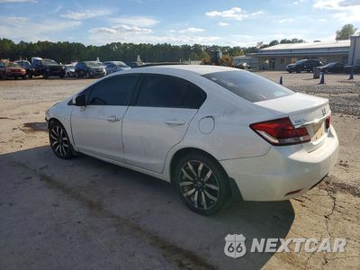 Drugie zdjęcie samochodu z przodu: 2014 HONDA CIVIC EXL VIN:19XFB2F91EE078419 - miniatura