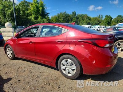 Drugie zdjęcie samochodu z przodu: 2016 HYUNDAI ELANTRA SE VIN:5NPDH4AE8GH739223 - miniatura