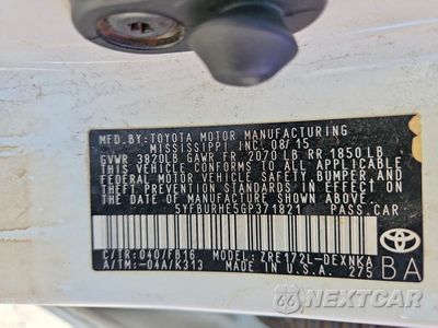 Zdjęcie 12 z 12 samochodu: 2016 TOYOTA COROLLA LE VIN:5YFBURHE5GP371821 - miniatura