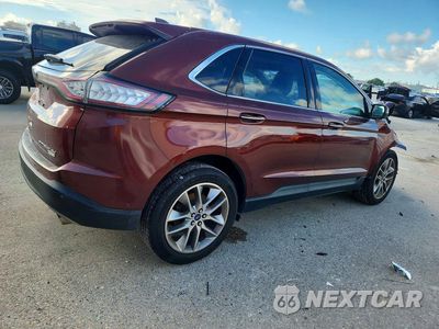 Trzecie zdjęcie samochodu z tyłu: 2015 FORD EDGE TITANIUM VIN:2FMPK4K92FBB71816 - miniatura