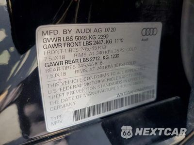 Zdjęcie 12 z 12 samochodu: 2021 AUDI A4 ALLROAD PREMIUM PLUS VIN:WA18AAF40MA005029 - miniatura